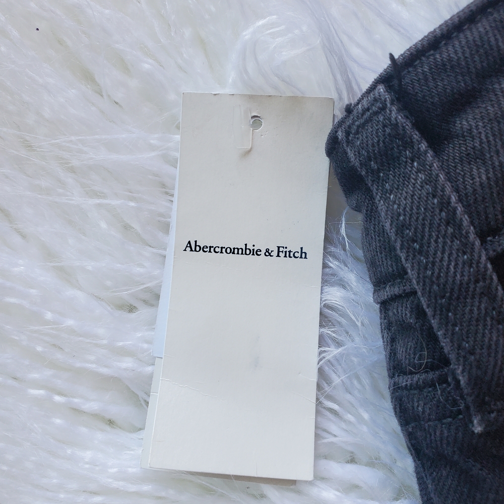Abercrombie & Fitch High Rise The 90's Relaxed Distressed Jeans ✨️NEW - Picture 7 of 12